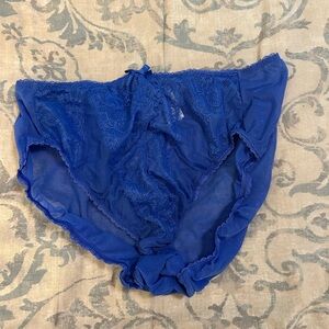 Wacoal Royal Blue Lace Panties